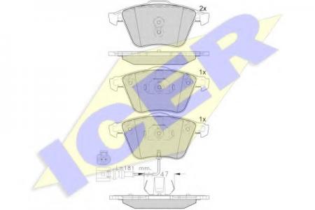 182148 (23912) VW GOLF IV 10-13 F 182148