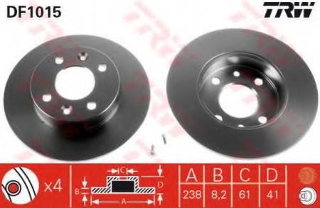    RENAULT: 5 72-85, CLIO I 91-98, CLIO I  91-98, RAPID  85-98, SUPER 5 84-95, SUPER 5  84-96, TWINGO 93-, TWINGO  93 DF1015