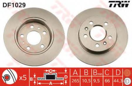    RENAULT: LAGUNA 93-01, LAGUNA GRANDTOUR 95-01, SAFRANE I 92-96, SAFRANE II 96-00 DF1029