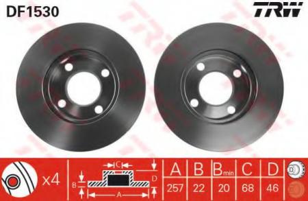   AUDI 80 86-91/90 87-91/100 77-91  . DF1530