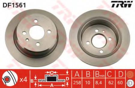    BMW: 3 78-82, 3 82-91, 3 TOURING 87-94, 3  85-93 DF1561