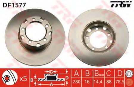   MERCEDES T1/T2 207-510 77-96  D=280. DF1577