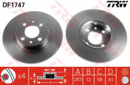    ALFA ROMEO: 145 94-99, 146 94-99, 155 93-97,  FIAT: BRAVA 95-01, BRAVO 95-01, MAREA 96-, MAREA WEEKEND 96-, PUNTO 94-99, PUNTO 99-, PUNTO DF1747