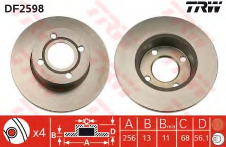    AUDI: 80 91-94 DF2598