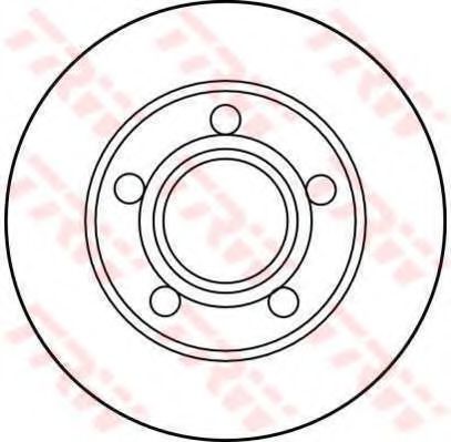 ТОРМОЗНОЙ ДИСК VAG DF2655