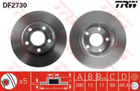    AUDI: A4 95-00, A4 AVANT 95-01 DF2730
