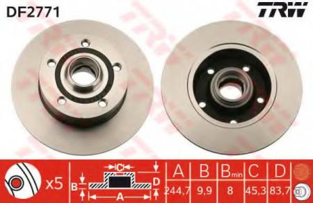    AUDI: A4 95-00, A4 AVANT 95-01 DF2771