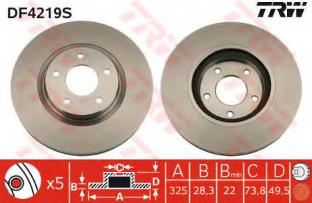   JAGUAR S-TYPE 99-/FX 08-/XJ 97-/XK 96-  . DF4219S