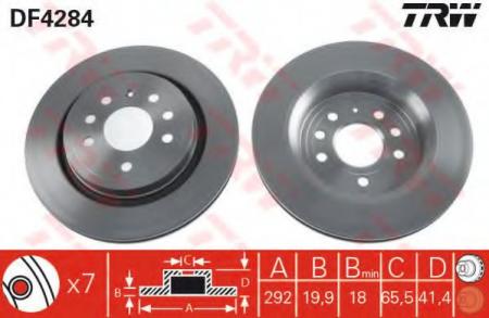    FIAT: CROMA 05-, OPEL: SIGNUM 03-, VECTRA C 02-, VECTRA C GTS 02-, VECTRA C  03-, SAAB: 9-3 02-, 9-3  03-, 9-3  05 DF4284