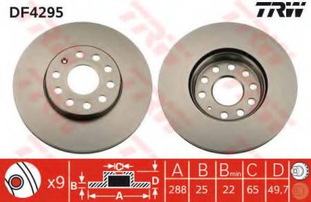   AUDI: A3 03-, A3 SPORTBACK 04-,  SEAT: ALTEA 04-, LEON 05-, TOLEDO III 04-,  SKODA: OCTAVIA 04-, OCTAVIA COMBI 04-, SUPERB 02-,  VW: CADDY DF4295