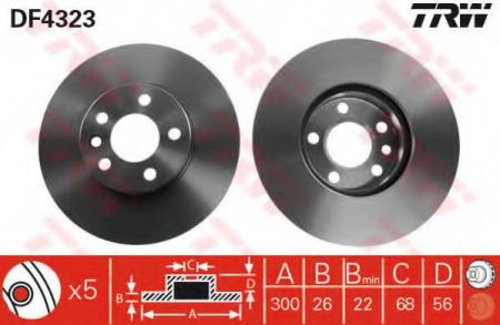    FORD: GALAXY 95-,  SEAT: ALHAMBRA 96-,  VW: SHARAN 95-, TRANSPORTER IV C   96-03, TRANSPORTER IV  96-03, TRANSPOR DF4323