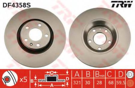    AUDI: A6 97-05, A6 04-, A6 ALLROAD 06-, A6 AVANT 97-05, A6 AVANT 05-, A8 02-  FAW-AUDI: A6  05-, A6L  05- DF4358S