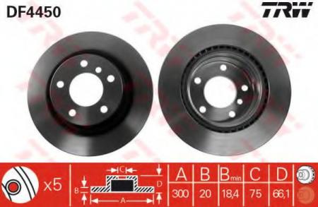    BMW: 1 04-, 3 05-, 3  06- DF4450