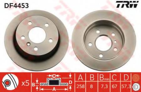    MERCEDES-BENZ: A-CLASS 04-, B-CLASS 05- DF4453