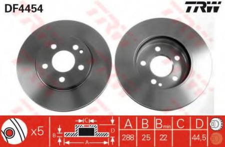    MERCEDES-BENZ: A-CLASS 04-, B-CLASS 05- DF4454