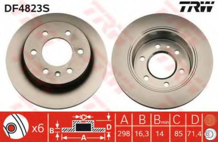    MERCEDES-BENZ: SPRINTER 3,5-T  (906) 06-, SPRINTER 3-T  (906) 06-, SPRINTER 4,6-T  (906) 06-, SPRINTER 5-T  (906) 0 DF4823S