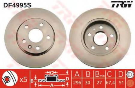    BUICK (SGM): REGAL 08-, OPEL: INSIGNIA 08-, INSIGNIA SPORTS TOURER 08-, INSIGNIA  08-, SAAB: 9-5 (YS3G) 10-, 9-5  (YS3E) 98- DF4995S