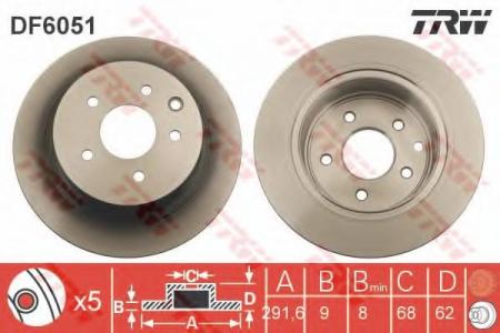    DONGFENG (DFL): QASHQAI 03- NISSAN: JUKE 10-, QASHQAI (J10, JJ10) 07- DF6051