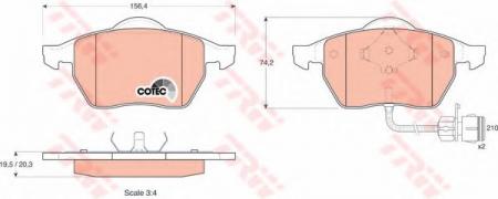     AUDI: 100 90-90, 100 90-94, 100 AVANT 90-90, 100 AVANT 90-94, A6 94-97, A6 97-05, A6 AVANT 94-97, A6 AVANT 97-05 GDB1049