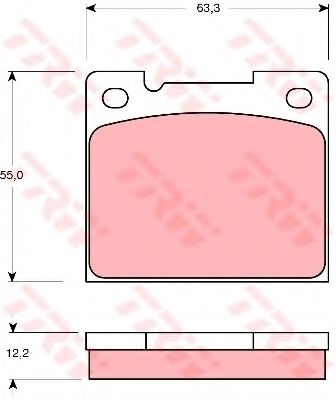     VOLVO: 240 74-93, 240 KOMBI 74-93, 260 74-82, 260  75-82, 740 84-92, 740 KOMBI 85-92, 780 86-87, 940 90-98, 940 II 94-98, 940 II  GDB1066