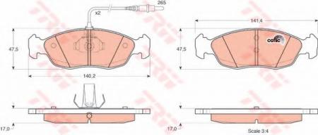     PEUGEOT: 306 94-01, 306  93-01, 306  94-02 GDB1104