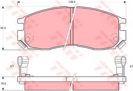     HY: SANTAMO 99-,  MITSUBISHI: COLT III 90-92, COLT IV 92-96, ECLIPSE I 91-95, ECLIPSE II 95-99, GALANT IV 88-92, GALANT IV  87-9 GDB1128