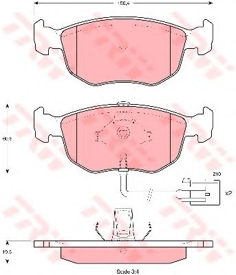     FORD: MONDEO I 94-96, MONDEO I  94-96, MONDEO I  94-96, MONDEO II 96-00, MONDEO II  96-00, MONDEO II  96-00 GDB1213