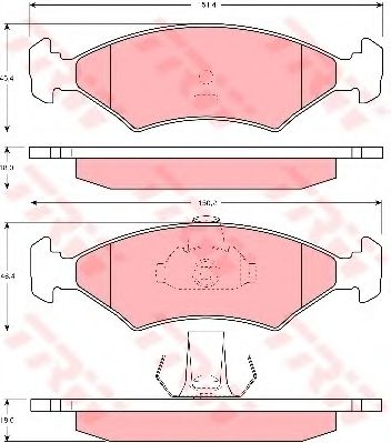   FORD FIESTA 95-02/PUMA 97-00/MAZDA 121 96-  GDB1222