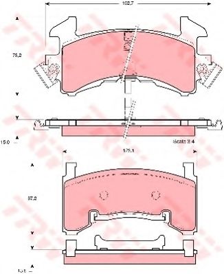    BUICK: CENTURY  78-79,  CADILLAC: SEVILLE II 79-,  CHEVROLET: BLAZER 94 94-, BLAZER S 82 82-94, CAMARO 70 70-83, CAMARO 81 81-92, MALIBU GDB1272