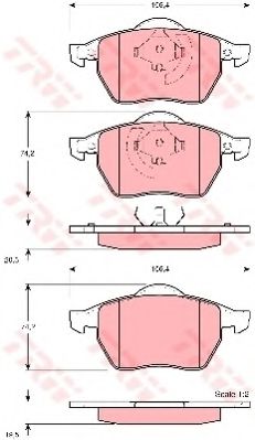     AUDI: A3 96-, TT 98-, TT ROADSTER 99-,  SEAT: IBIZA IV 04-, TOLEDO II 99-01,  SKODA: OCTAVIA 96-, OCTAVIA 04-, OCTAVIA COMBI 98-,  VW: BOR GDB1275