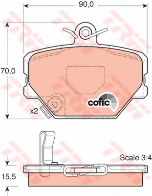     SMART: CABRIO 00-04, CITY-COUPE 98-04, CROSSBLADE 02-, FORTWO CABRIO 04-, FORTWO  04-, ROADSTER 03-, ROADSTER  03- GDB1365