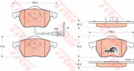     AUDI: A3 96-, TT 98-, TT ROADSTER 99-,  SEAT: LEON 99-, LEON 05-, TOLEDO II 99-06,  SKODA: OCTAVIA 96-, OCTAVIA 04-, OCTAVIA COMBI 98-,  V GDB1403