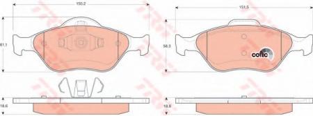     FORD: FIESTA IV 95-02, FIESTA V 01-, FIESTA  96-, FIESTA  98-, FUSION 02-, KA 03-, PUMA 97-, STREET KA 03-05,  MAZDA: 2 03- GDB1419