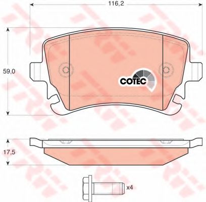     AUDI: A4 03-04, A4 05-, A4 AVANT 03-04, A4 AVANT 05-, A4  04-, A6 02-05, A6 04-, A6 ALLROAD 06-, A6 AVANT 02-05, A6 AVANT 05-, A8 02- GDB1516