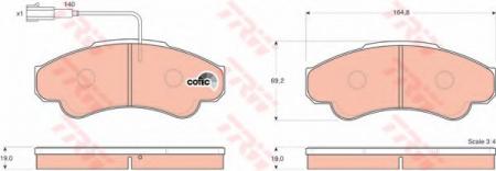     CITROEN: JUMPER C   94-02, JUMPER C   02-, JUMPER  94-02, JUMPER  02-, JUMPER  94- GDB1518