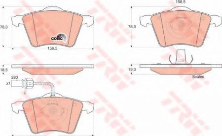     FORD: GALAXY 95-,  SEAT: ALHAMBRA 96-,  VW: SHARAN 95- GDB1538