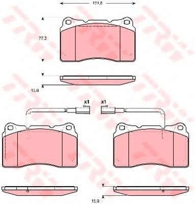     ALFA ROMEO: 159 05-, 159 SPORTWAGON 06-, BRERA 06-, SPIDER 06-,  LANCIA: KAPPA 94-01, KAPPA SW 96-01, KAPPA  96-01 GDB1648