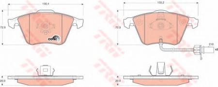     AUDI: A4 00-04, A4 AVANT 01-04, A4 AVANT 04-, A4  04-, A6 04-, A6 ALLROAD 06-, A6 AVANT 05- GDB1659