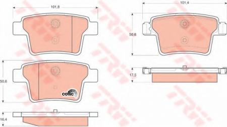    FORD: MONDEO III 00-, MONDEO III  00-, MONDEO III  00-,  JAGUAR: X-TYPE 03-05 GDB1665