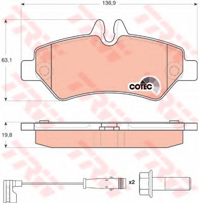     MERCEDES-BENZ: SPRINTER 3,5 C   06-, SPRINTER 3,5-T  06-, SPRINTER 3,5-T  06-, SPRINTER 3-T C   GDB1697