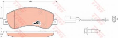     FORD: TRANSIT TOURNEO 06-, TRANSIT C   06-, TRANSIT  06-, TRANSIT  06- GDB1724