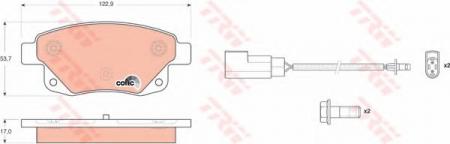     FORD: TRANSIT TOURNEO 06-, TRANSIT C   06-, TRANSIT  06-, TRANSIT  06- GDB1725