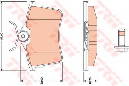    CITRO?N: BERLINGO 08 -, BERLINGO   08 - PEUGEOT: 308 SW 07 -, PARTNER TEPEE 08 -, PARTNER  08 - GDB1799