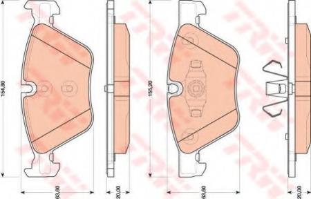    BMW: 1  04 -, 1   08 -, 1   07 -, 3  05 -, 3 TOURING  05 -, 3   06 - GDB1810
