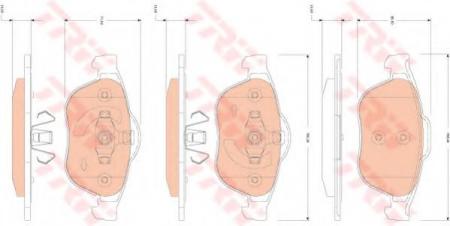    RENAULT: GRAND SCENIC II (JM0/1_) 04-, SCENIC II (JM0/1_) 03- GDB1823
