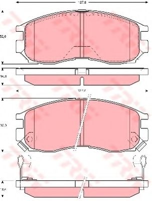   MITSUBISHI GALANT/LANCER 1.8-2.0 88-00  GDB3133