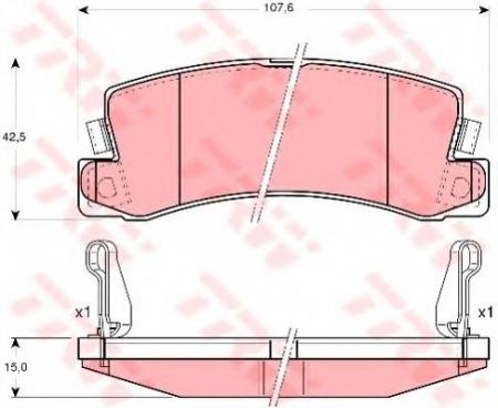     LEXUS: ES 91-97, ES 96-01, RX 00-03,  TOYOTA: AVENSIS 99-03, AVENSIS LIFTBACK 99-03, AVENSIS STATION WAGON 99-03, CALDINA 92-01, CAMRY 91-97 GDB3164