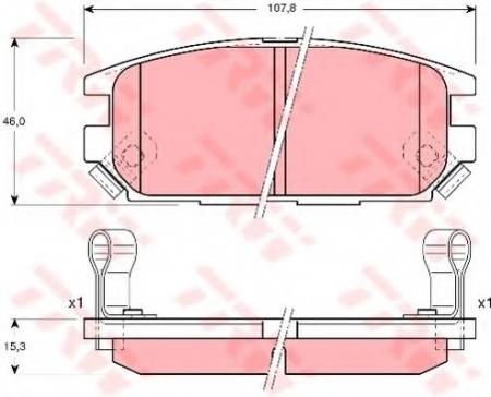     MITSUBISHI: GALANT V 92-96, GALANT V  92-96, LANCER VI 99-03, SIGMA STATION WAGON 93-96, SPACE WAGON 98- GDB3199