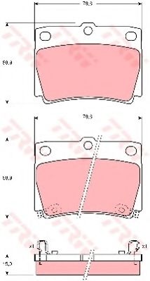     MITSUBISHI: PAJERO II 90-00, PAJERO II   90-00, PAJERO III 00-, PAJERO SPORT 98- GDB3239