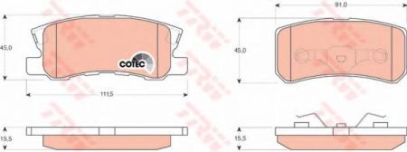     MITSUBISHI: GRANDIS 04-, PAJERO CLASSIC 02-, PAJERO II 90-00, PAJERO II   90-00, PAJERO III 00-, PAJERO IV 07-, PAJERO SPORT GDB3247